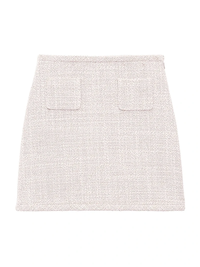 Tweed A-Line Miniskirt