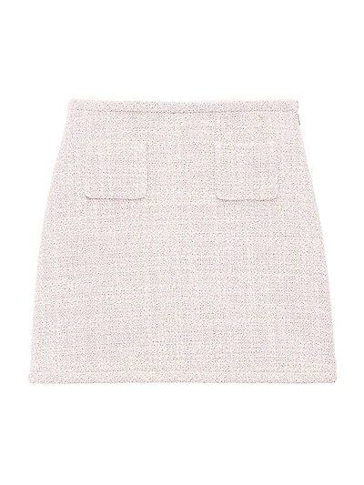 Tweed A-Line Miniskirt