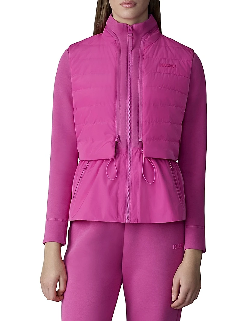 Priscilla Mixed-Media Jacket