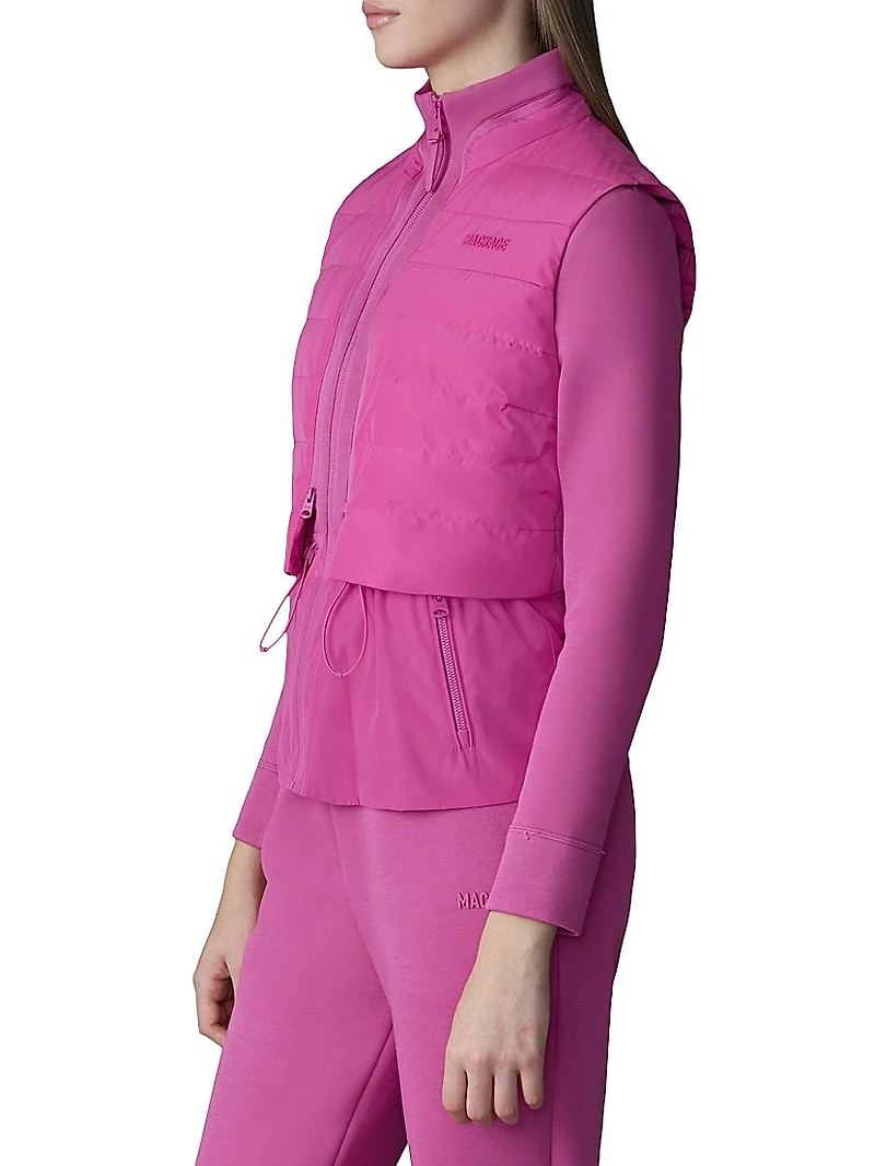 Priscilla Mixed-Media Jacket