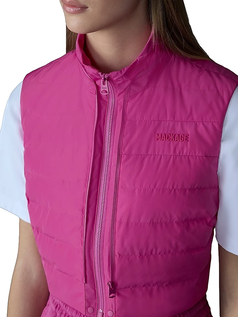 Priscilla Mixed-Media Jacket