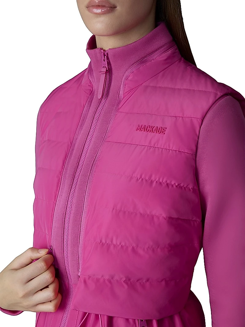 Priscilla Mixed-Media Jacket