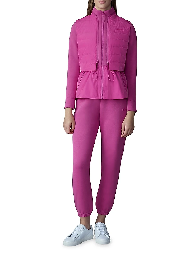 Priscilla Mixed-Media Jacket