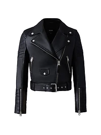 Masina Leather Biker Jacket