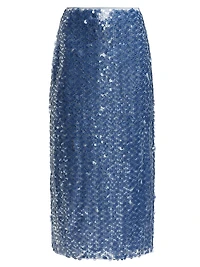 Leilani Sequined Midi-Skirt