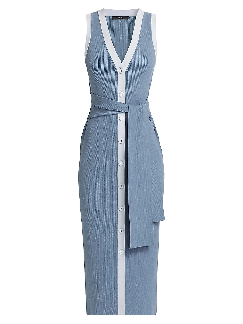 Victoria Sleeveless Midi-Dress