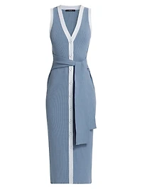 Victoria Sleeveless Midi-Dress