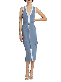 Victoria Sleeveless Midi-Dress