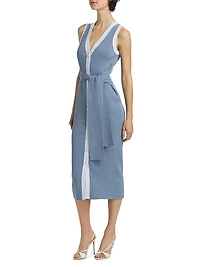 Victoria Sleeveless Midi-Dress