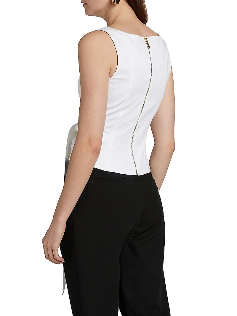 Linda Tie- Front Corset Tank