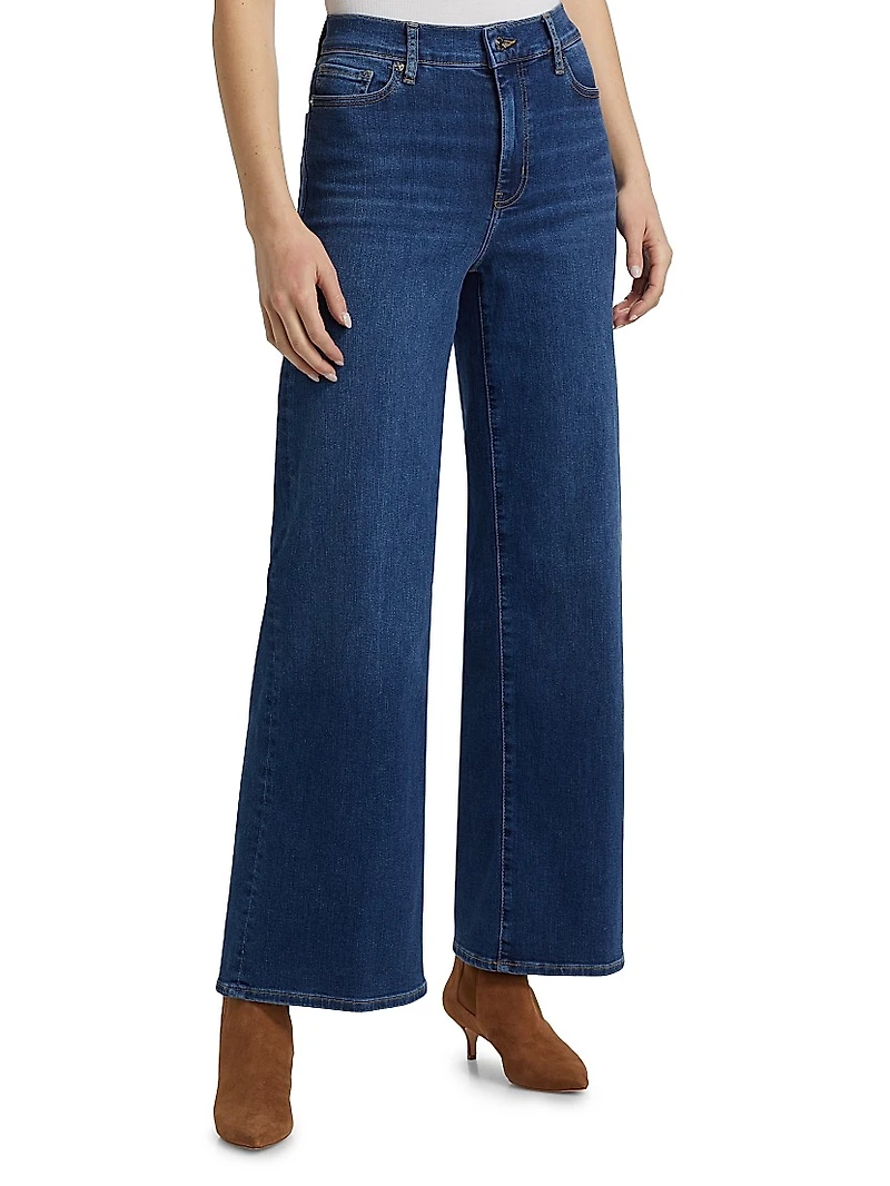 Le Slim Palazzo Jeans