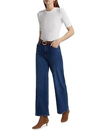 Le Slim Palazzo Jeans