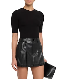 Rib Crewneck T-Shirt