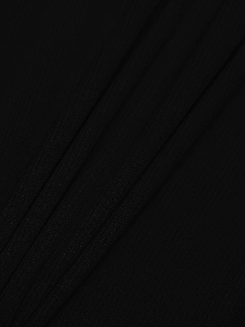 Rib Crewneck T-Shirt