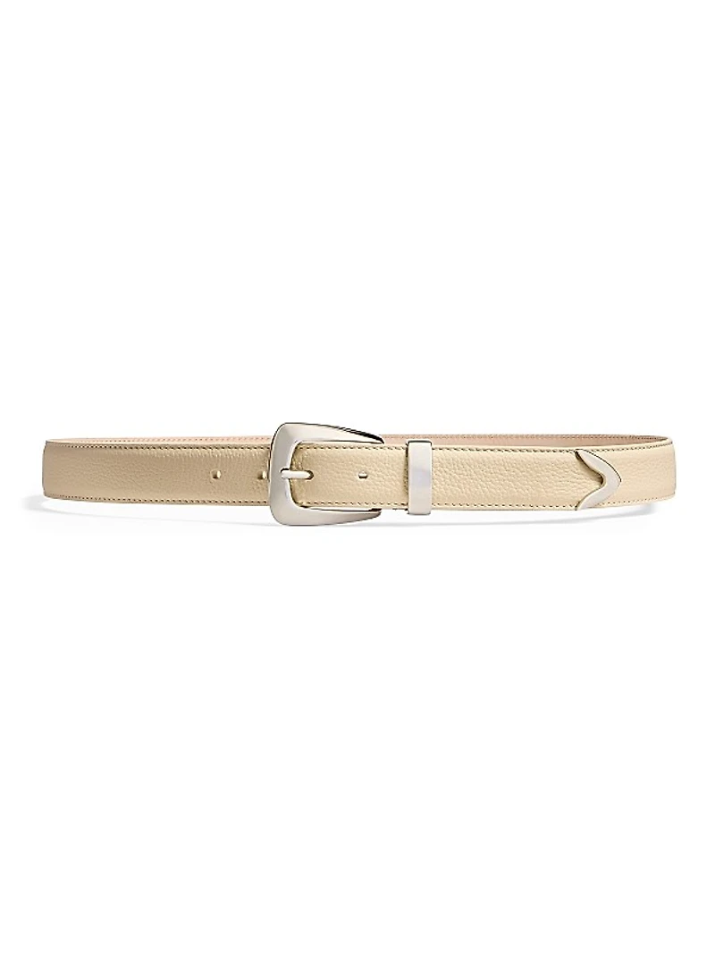 Benny Grained Leather Belt