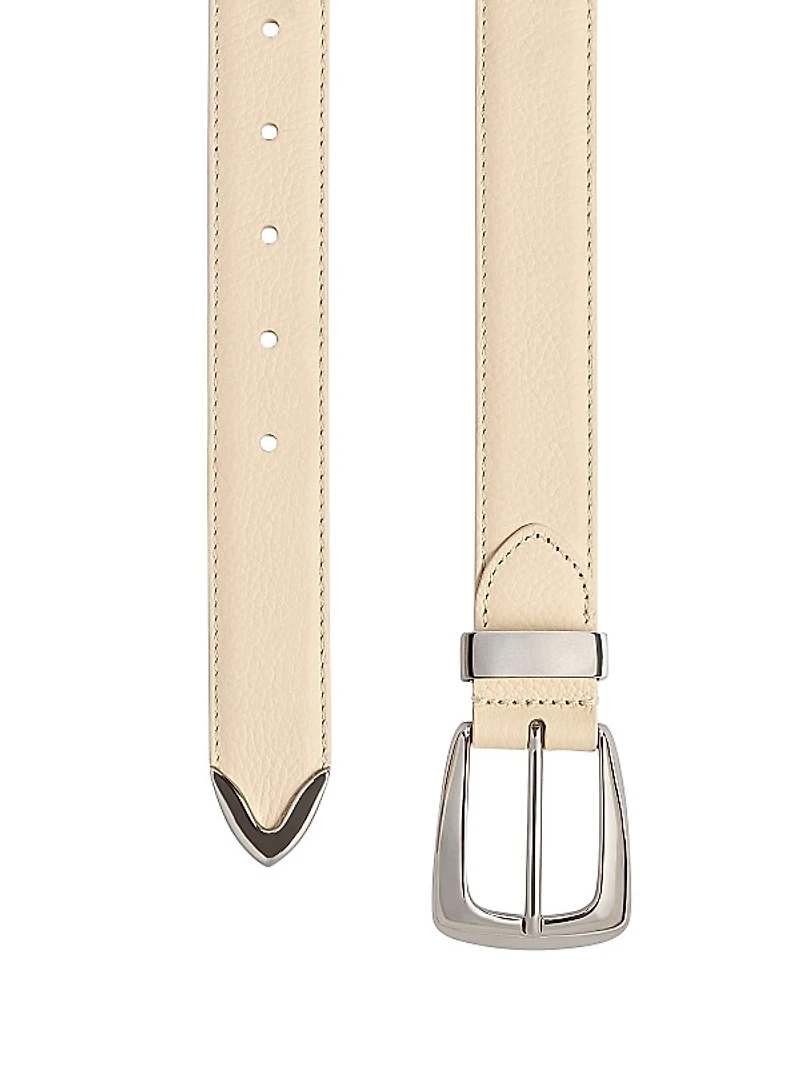 Benny Grained Leather Belt