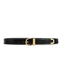 Bambi Embossed Skinny Belt