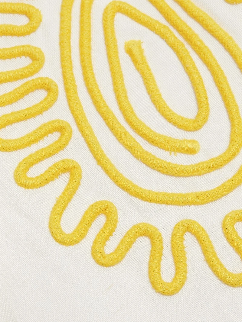 Carly Embroidered Linen-Blend Shirt