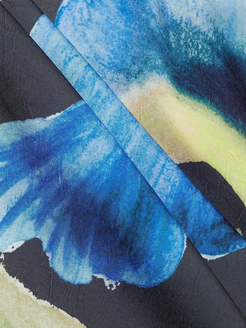 Merida Floral Satin Minidress