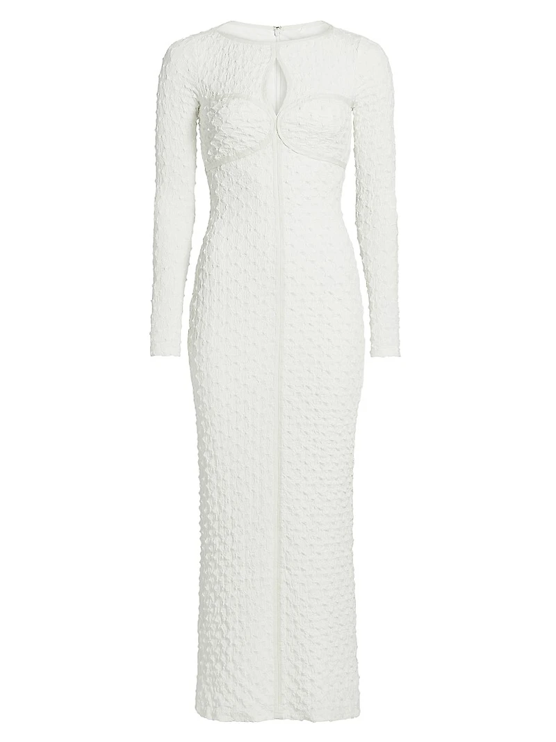 Alex Long-Sleeve Body-Con Maxi Dress