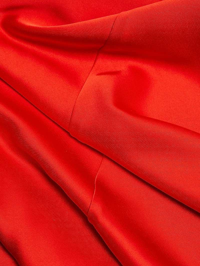 Becca Satin Halterneck Midi-Dress