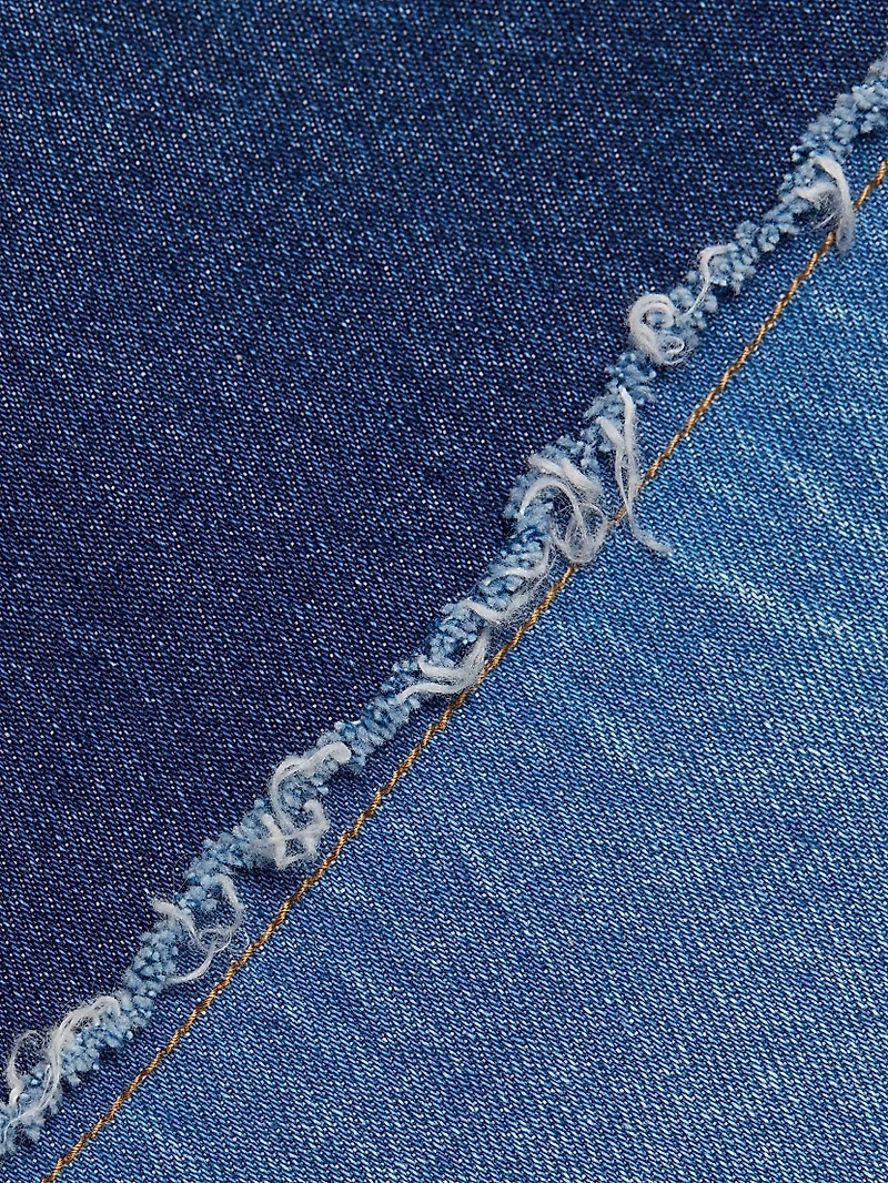 Stevi Wide-Leg Cuff Jeans