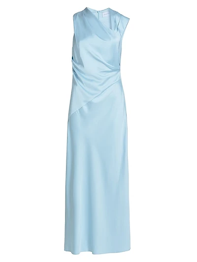 Becca Asymmetric Sleeveless Maxi Dress