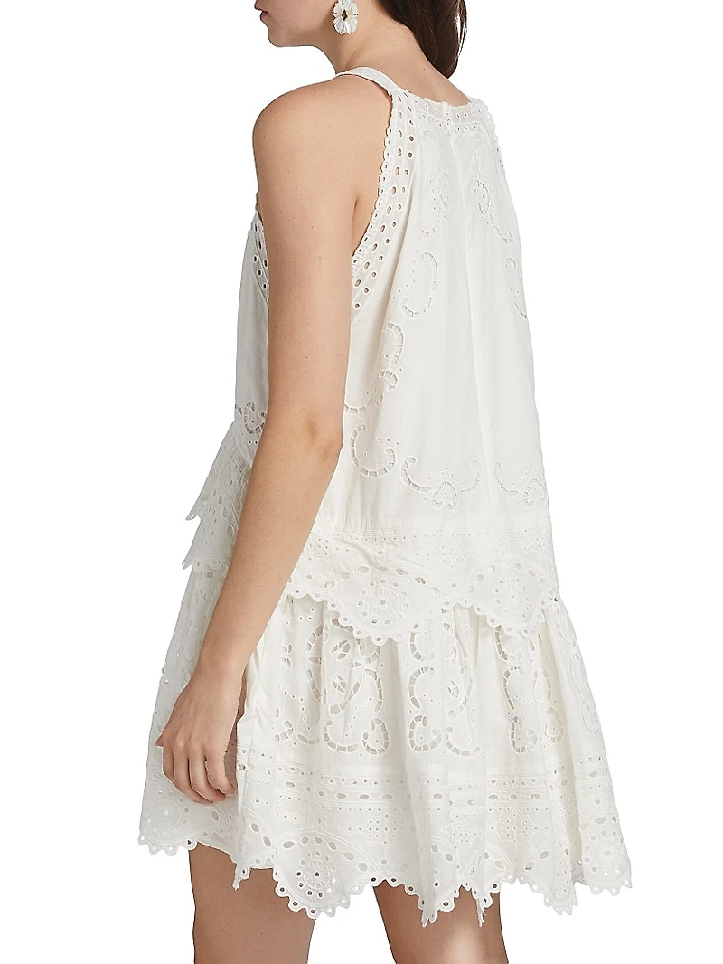 Dahlia Eyelet Minidress