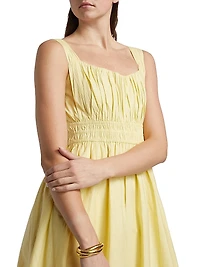 Emmet Poplin Bubble Midi-Dress