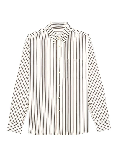 Cassandre Shirt in Striped Cotton Poplin