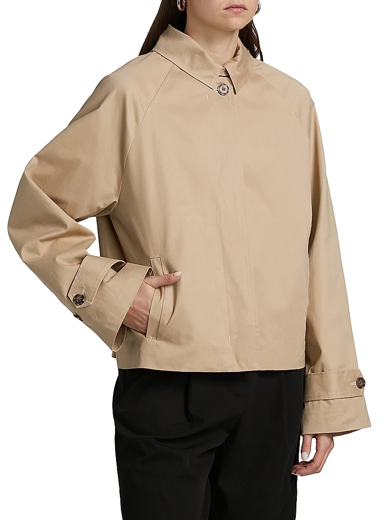 Cotton Trench Jacket