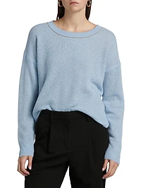 Lightweight Cashmere Layered Reversible Sweater