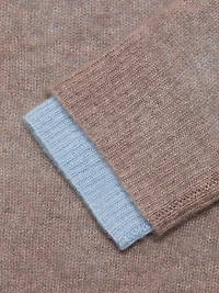 Lightweight Cashmere Layered Reversible Sweater