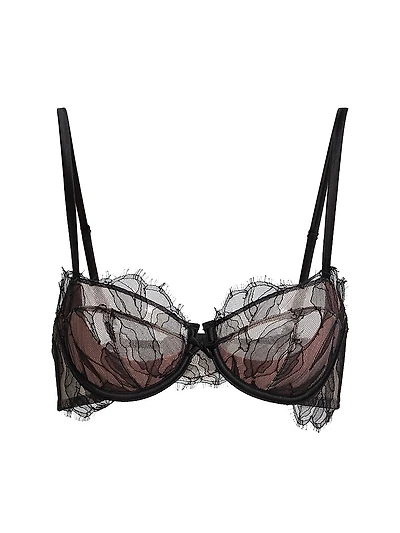 Sophie Lace-Silk Balconette Bra