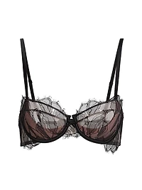 Sophie Lace-Silk Balconette Bra