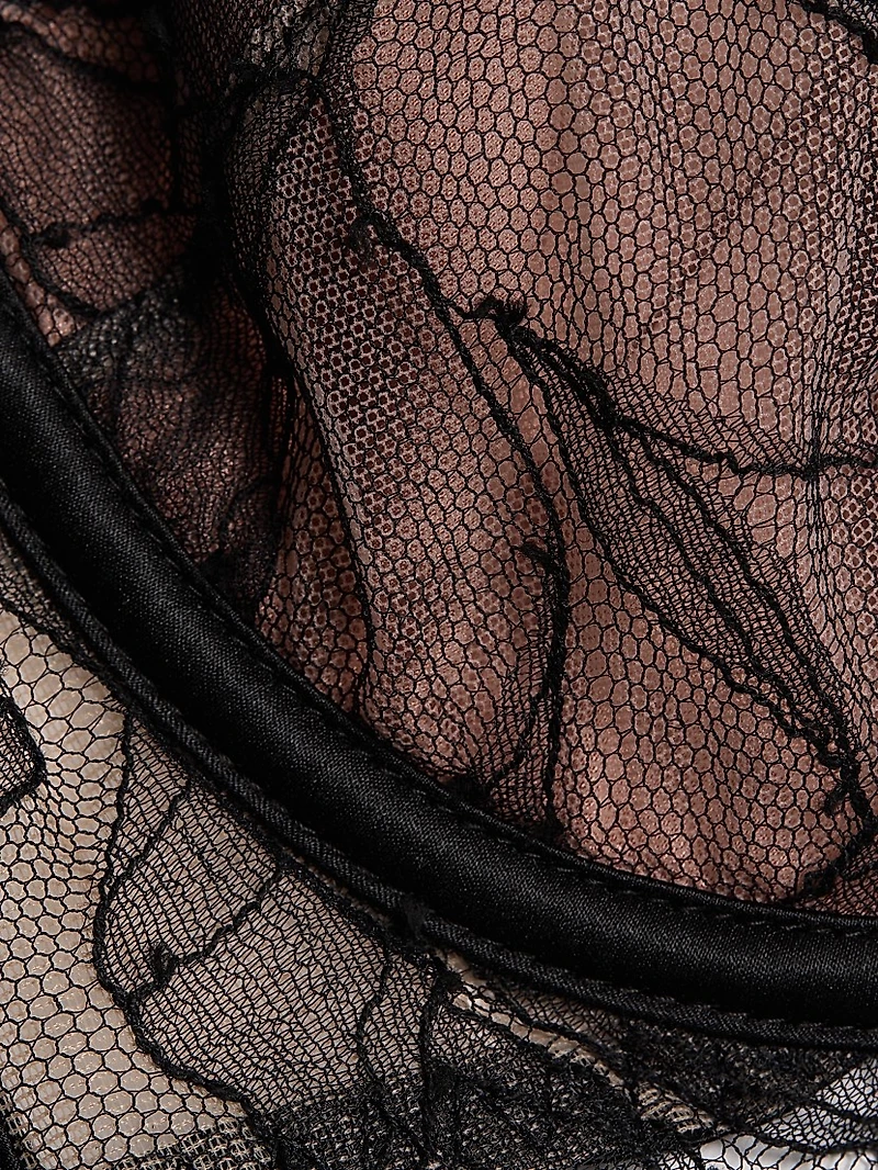 Sophie Lace-Silk Balconette Bra