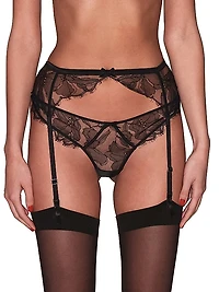 Sophie Lace-Silk Thong