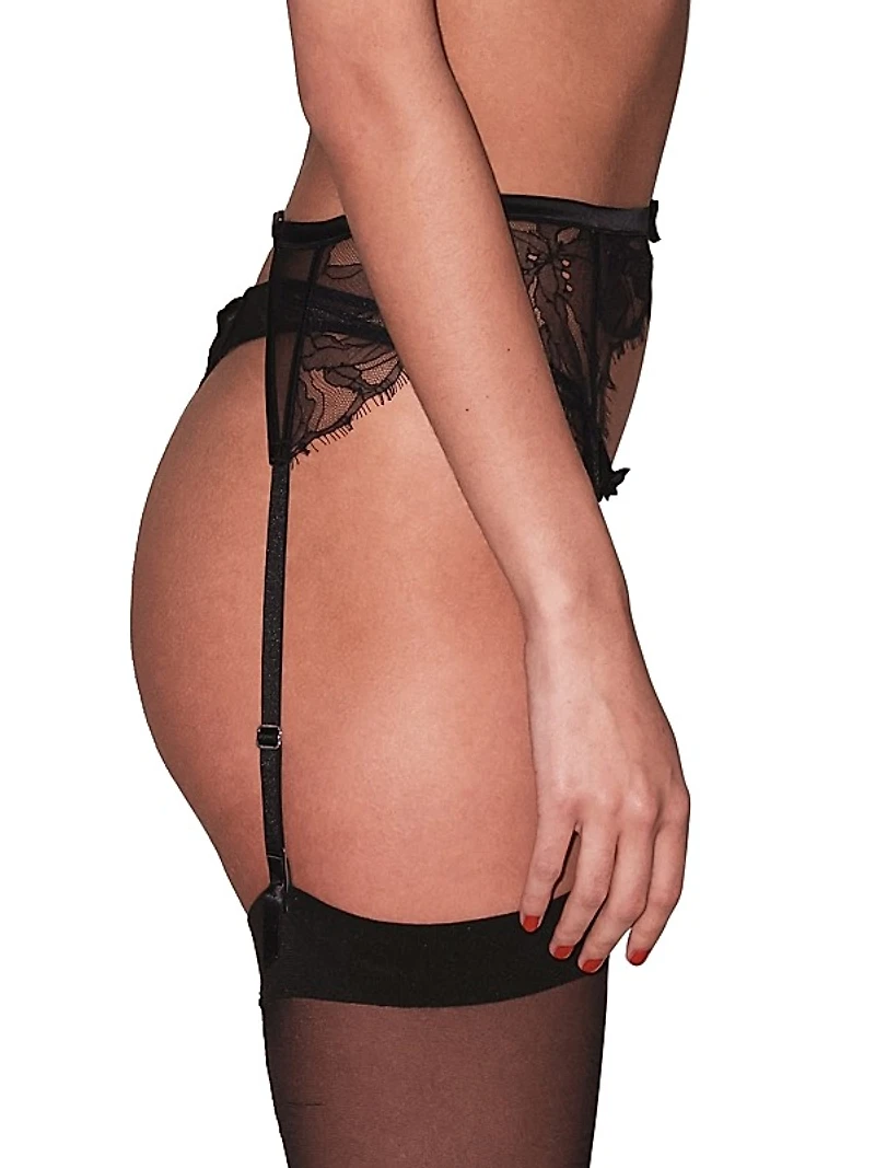 Sophie Lace-Silk Thong