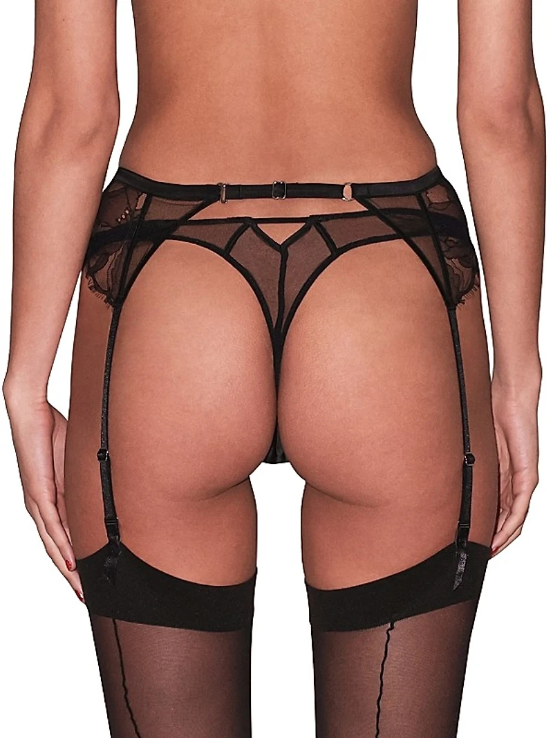 Sophie Lace-Silk Thong