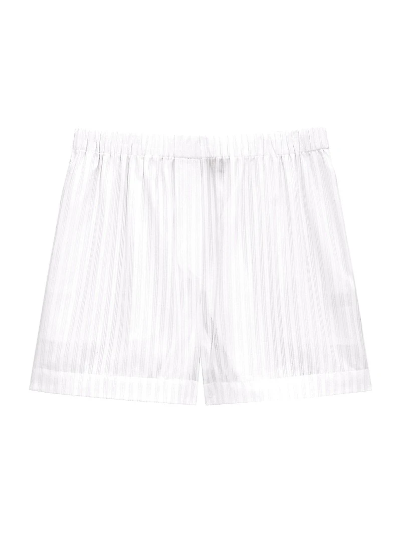 Striped Cotton Boxer Shorts