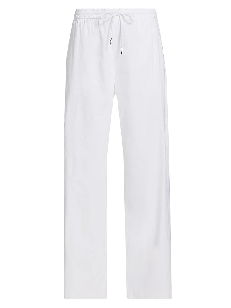 Drawstring Pull-On Pants