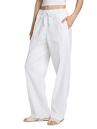 Drawstring Pull-On Pants