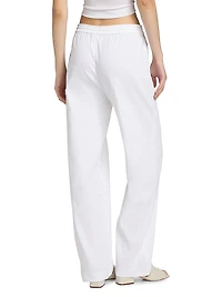 Drawstring Pull-On Pants