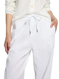 Drawstring Pull-On Pants