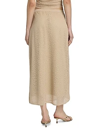 Floral Lace A-Line Skirt