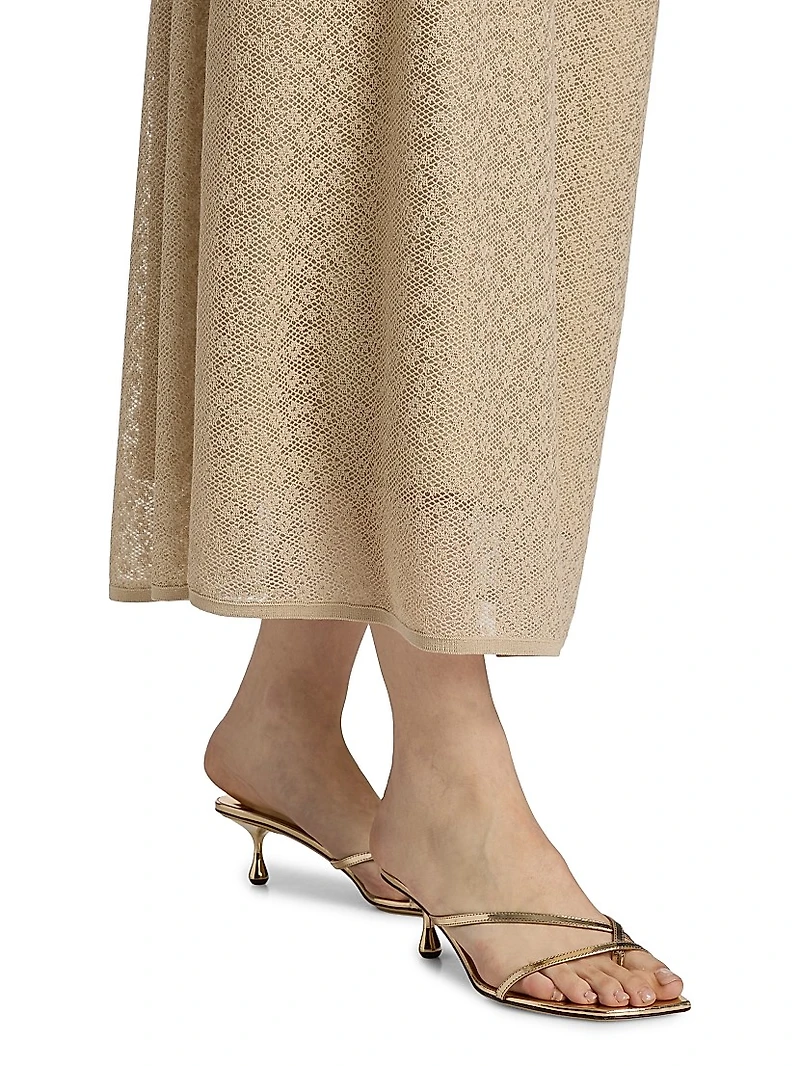 Floral Lace A-Line Skirt