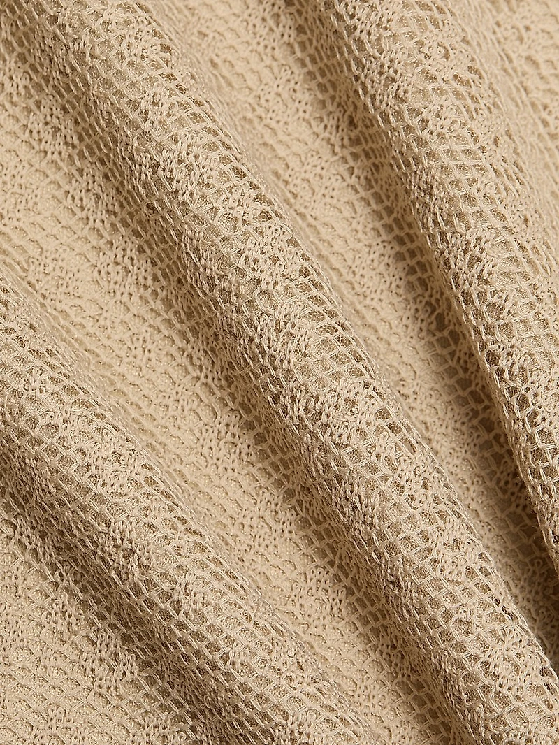 Floral Lace A-Line Skirt