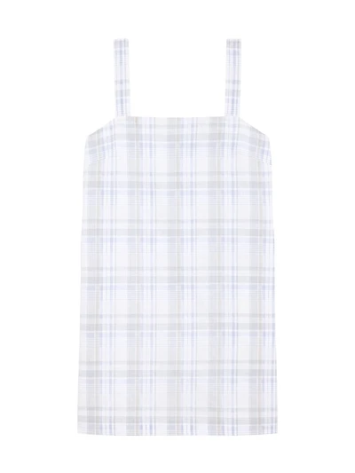 Plaid Shift Minidress