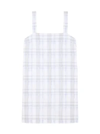 Plaid Shift Minidress