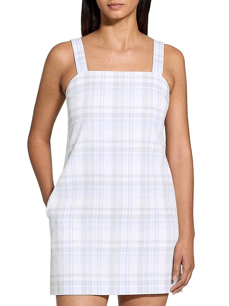 Plaid Shift Minidress